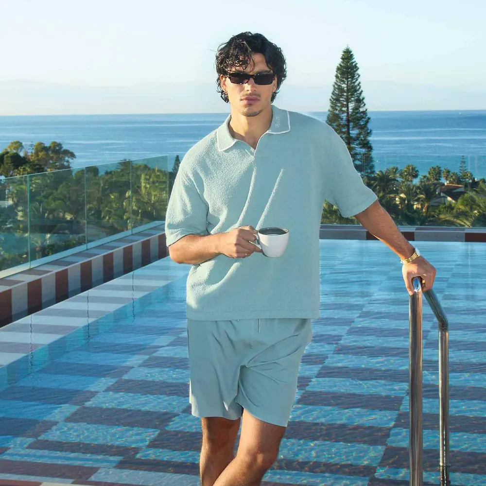 Homies Marbella HOMIES SWIM SHORTS TEAL in Teal, additional product view 3