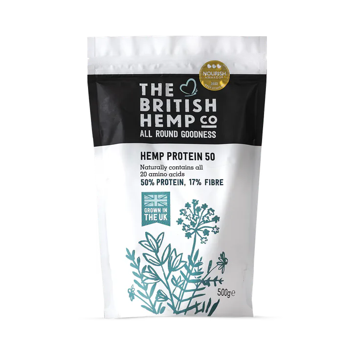 The British Hemp Co Hemp protein powder 50% - 500g