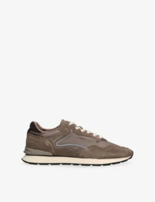 HOFF City Suede and Shell Trainers - EUR 41 / 7 UK MEN in TAUPE COMB – Mens | Trainers | Lace up trainers
