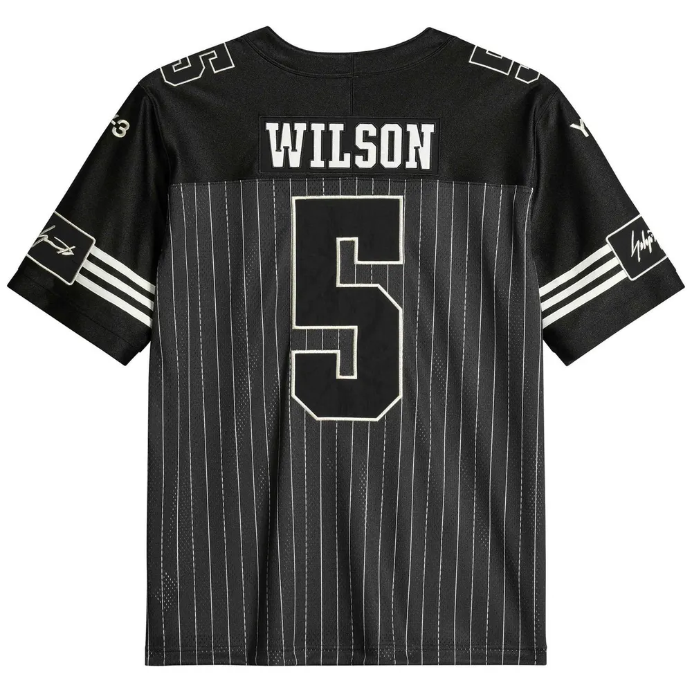 Y3 Men's Elite AFL Jersey T-Shirt in Black, additional product view 2