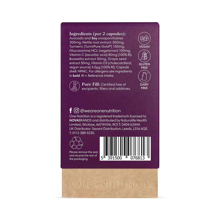 One Nutrition Joint Factor High Strength - 60 Capsules detail 2