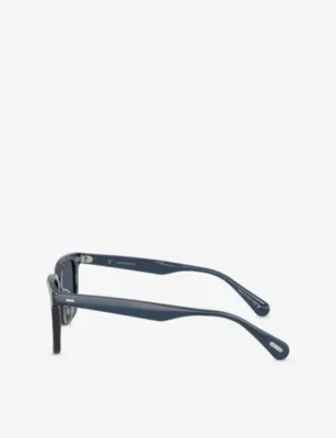 OLIVER PEOPLES OV5592S Mr Federer II Square-Frame Acetate Sunglasses detail 3