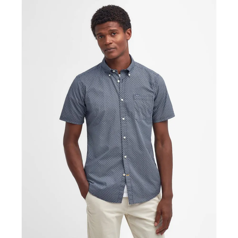 Barbour Shell Tailored Short Sleeve Shirt detail 2