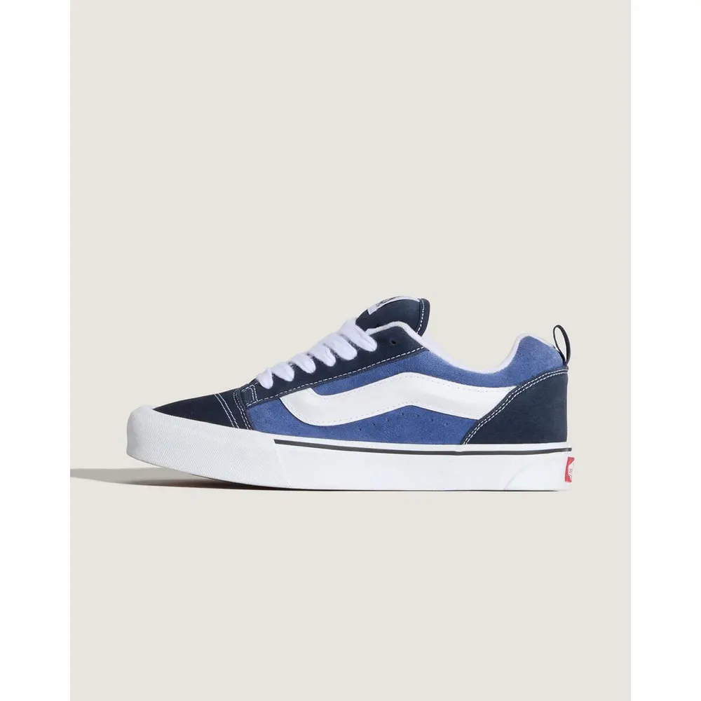 Vans Knu Skool Shoes Mens in Navy/True Wht, additional product view 2