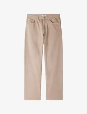 SANDRO Overdyed Baggy-Fit Denim Jeans