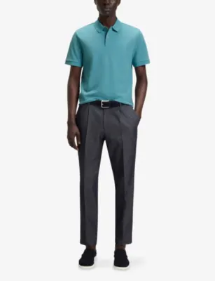 BOSS Pallas Embroidered-Logo Cotton Piqué Polo Shirt - XXXXXL detail 2