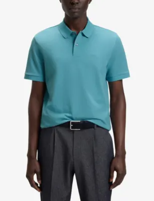 BOSS Pallas Embroidered-Logo Cotton Piqué Polo Shirt - XXXXXL detail 3