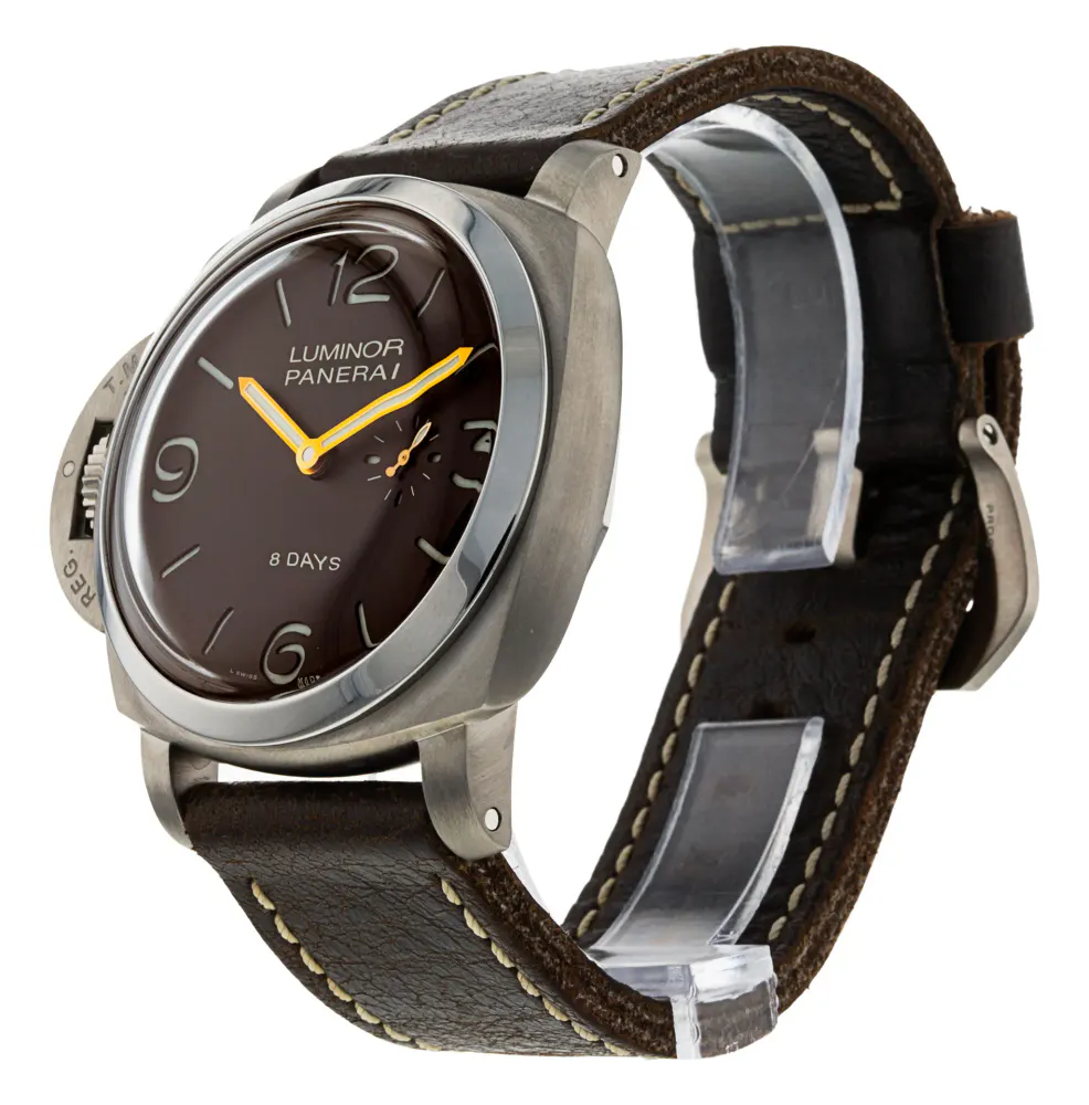 Panerai Luminor 1950 PAM00368 — 2013 in Brown Quarter Arabic, additional product view 2