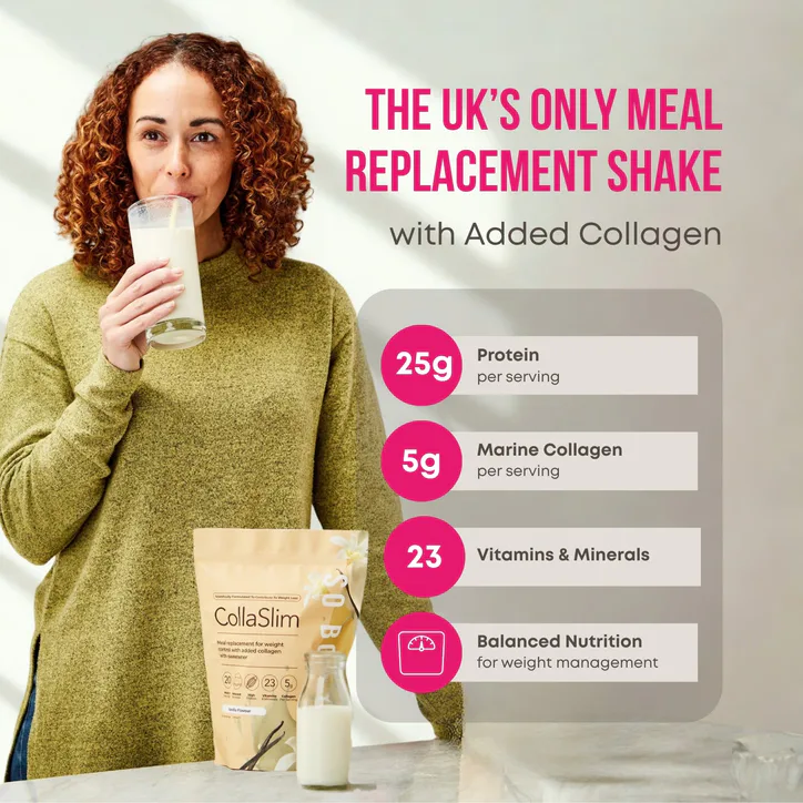 So Body Co. So Body Co CollaSlim Meal Replacement Shake with Added Marine Collagen Vanilla 40g X 20 Meals, additional product view 3