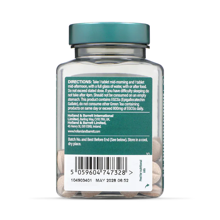 For Him Green Tea Complex 60 Tablets, additional product view 2