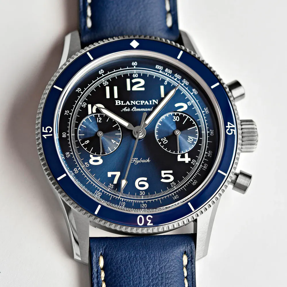 Blancpain Air Command 42.5mm Mens Watch Blue in Blue, additional product view 2