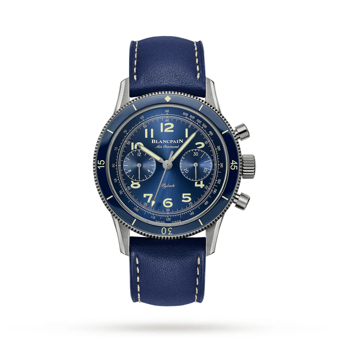 Blancpain Air Command 42.5mm Mens Watch Blue