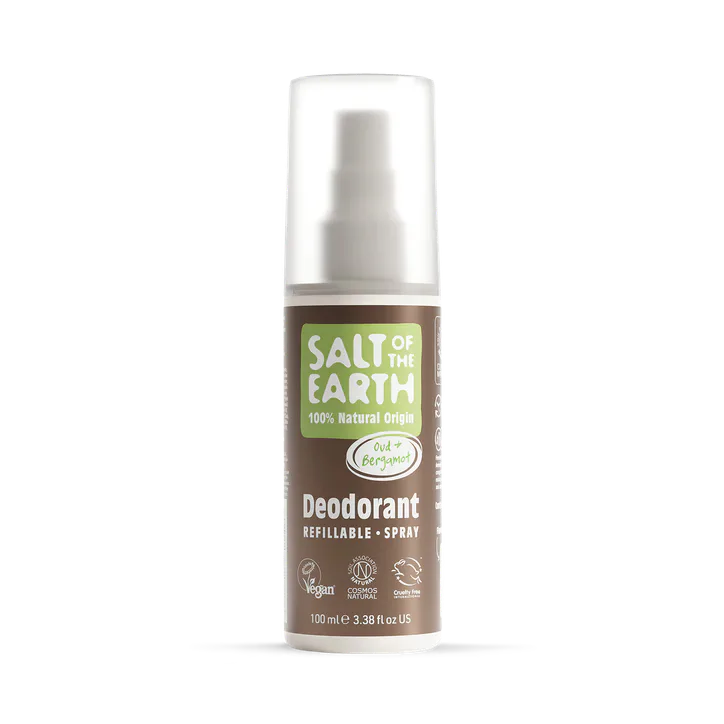 Salt of the Earth Oud & Bergamot Natural Deodorant Spray