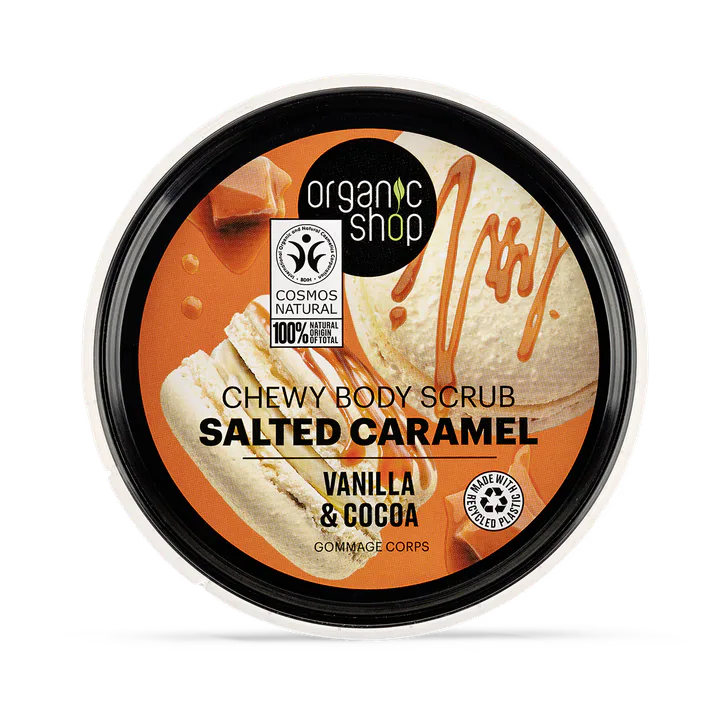 Organic Shop Salted Caramel Chewy Body Scrub Vanilla & Cocoa 250ml detail 2