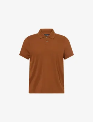 DUNHILL Short-Sleeves Regular-Fit Cotton And Silk Polo Shirt