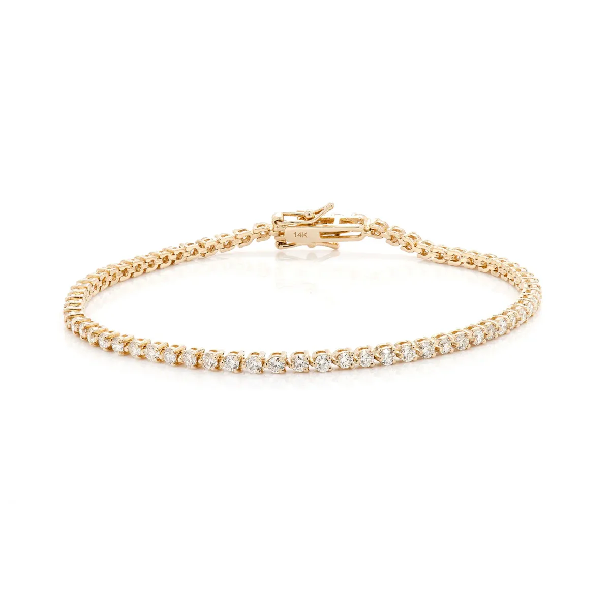For Him Prong Diamond Tennis Bracelet
