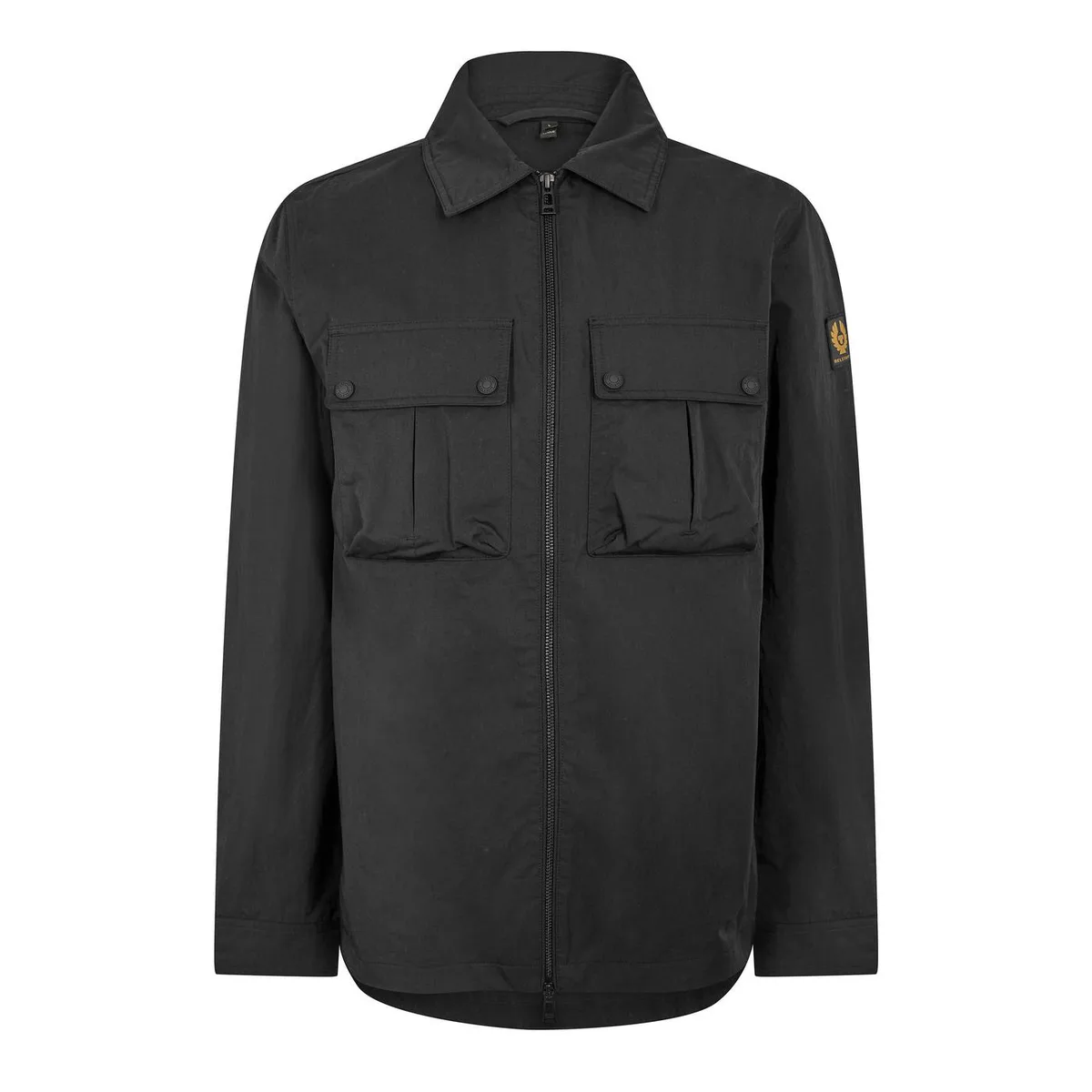 Belstaff Men's Stride Zip Collar Long Sleeve Overshirt