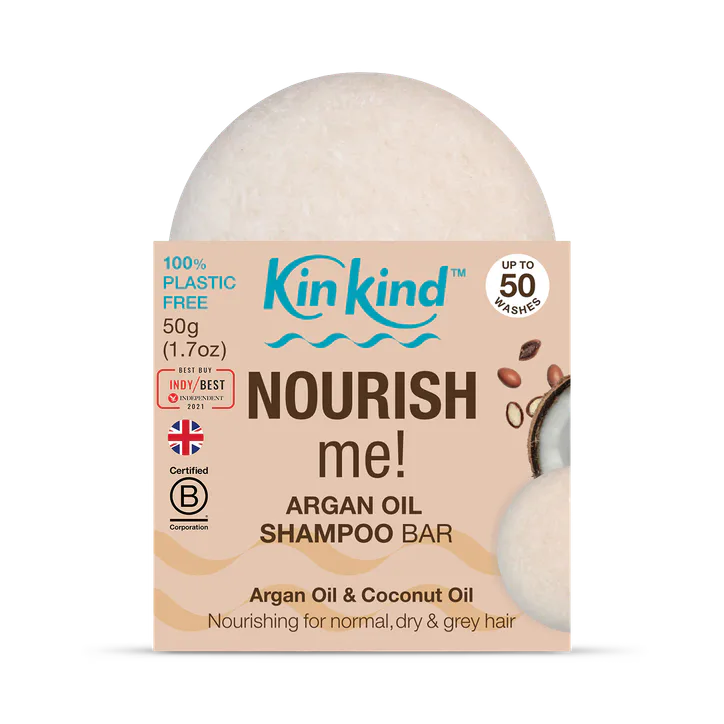 KinKind NOURISH me! Argan Oil Shampoo Bar 50g