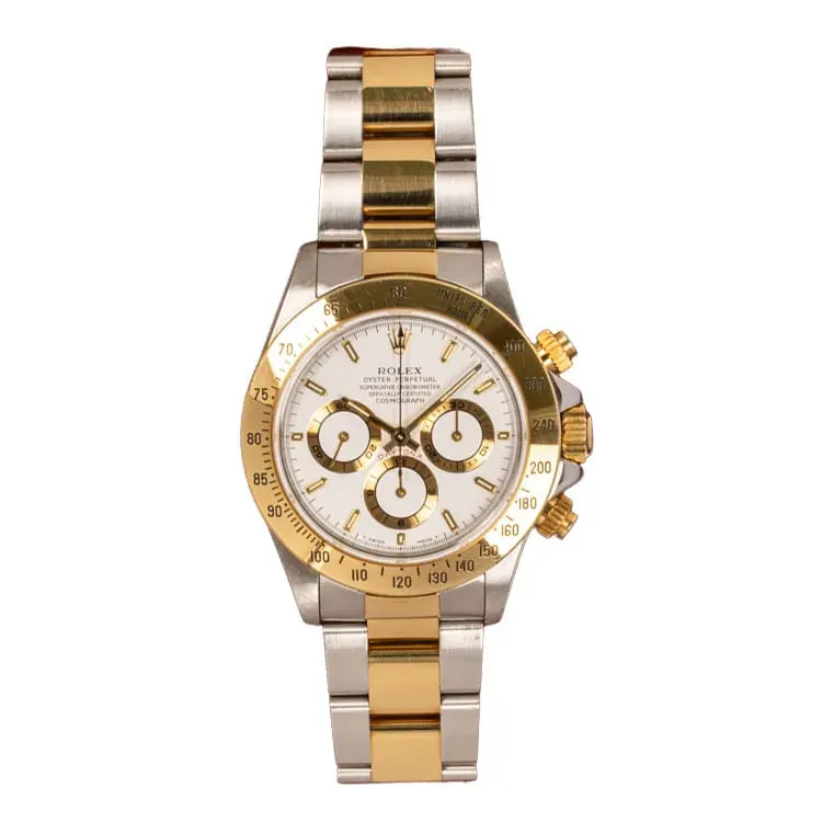 Rolex Daytona 16523 — 1996 — Vintage in White Baton – Pre-owned watches