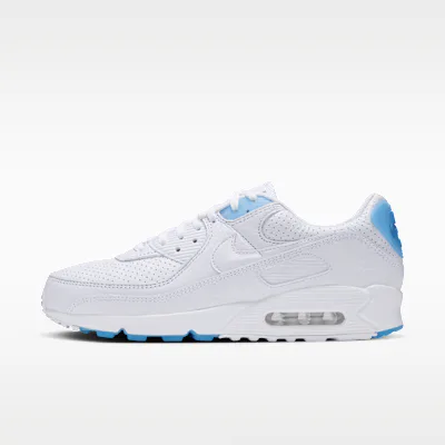 Nike Air Max 90 Men's Shoes - White/Aurora Blue/White