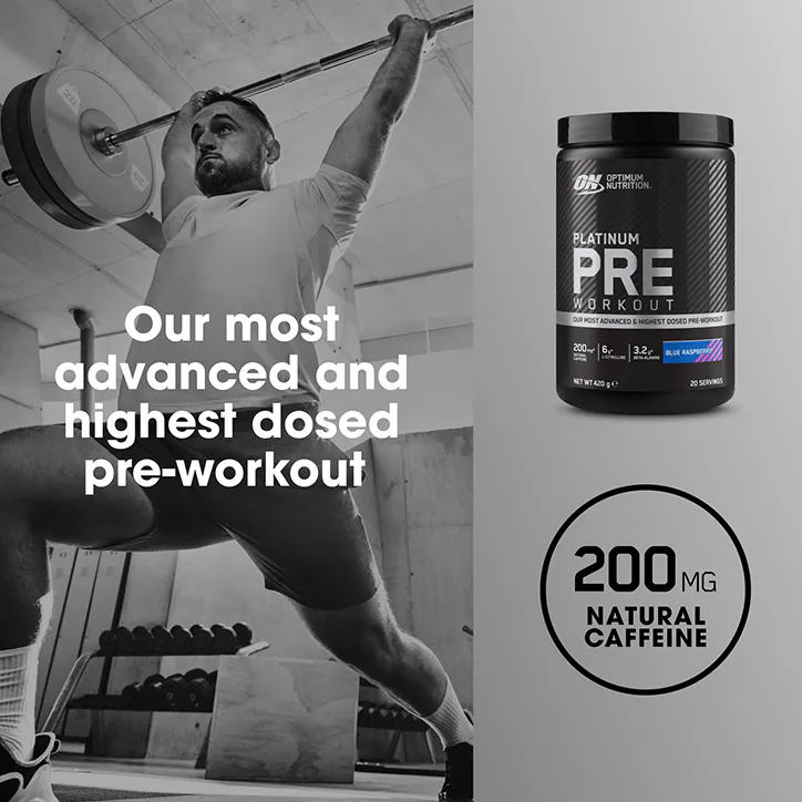 Optimum Nutrition Gold Standard Pre-Workout Advanced Blue Raspberry 420g detail 3