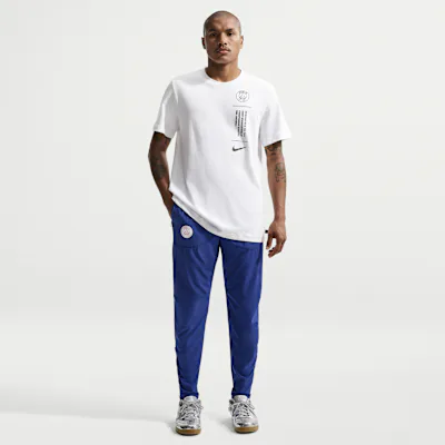 Nike Paris Saint-Germain City Style Men's Nike Sportswear Football Pants - Deep Royal Blue/White