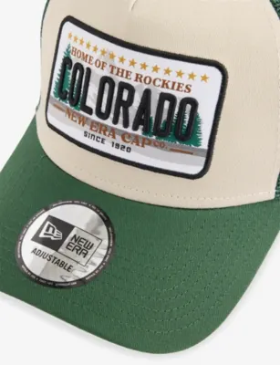NEW ERA Colorado Branded-Patch Cotton and Mesh Trucker Cap detail 3