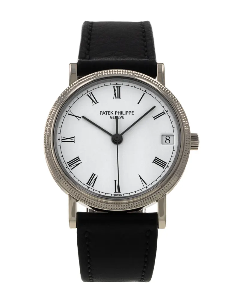 Patek Philippe Calatrava 3802/200G — 2001 — Excellent in White Roman Numeral – Pre-owned watches