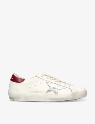 GOLDEN GOOSE Superstar Exclusive 3 leather low-top trainers - EUR 42 / 8 UK MEN in WHITE/COMB – Mens | Trainers | Lace up trainers