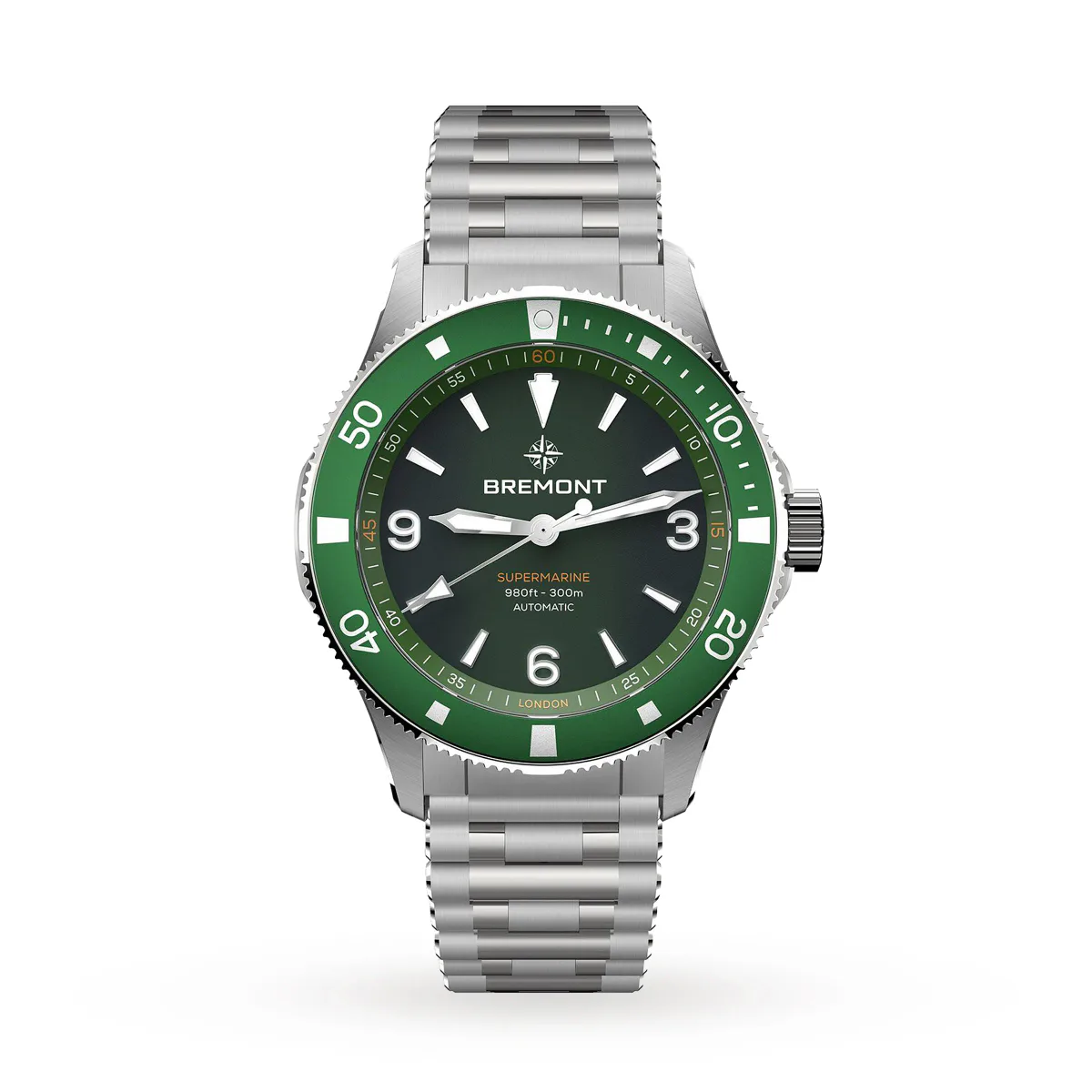 Bremont Supermarine 300M 40mm Mens Watch Green