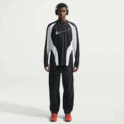 Nike Tech Helios Men's Dri-FIT Open-Hem Trousers - Black/Black in Black/Black – Nike men's and unisex