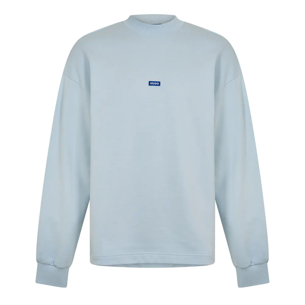 Hugo Men's Cotton Relaxed Fit Crew Sweatshirt