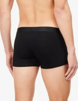 SUNSPEL Branded Mid-Rise Stretch-Woven Trunks detail 3