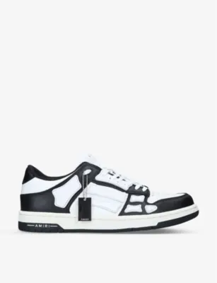 AMIRI Skel panelled leather low-top trainers - EUR 41 / 7 UK MEN