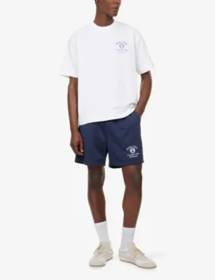 BELIER Elias Logo-Print Mesh Shorts detail 2