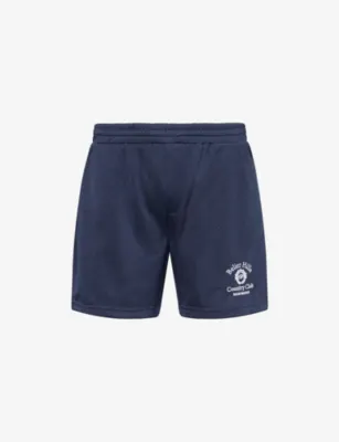 BELIER Elias Logo-Print Mesh Shorts
