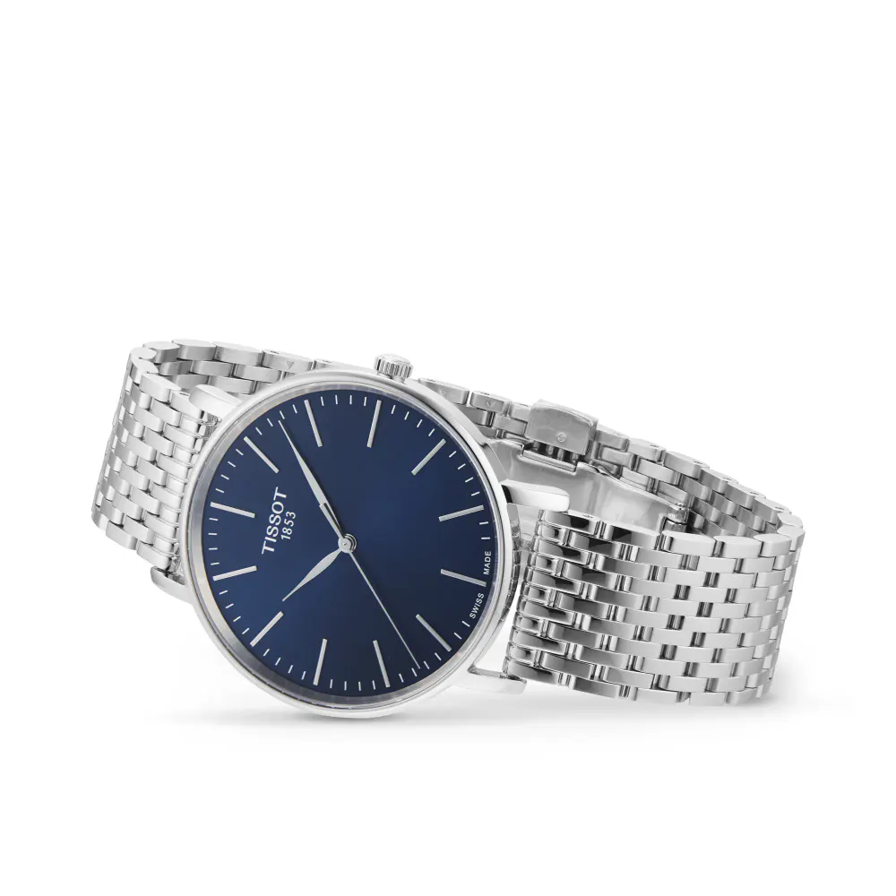 Tissot Everytime 40mm Mens Watch Blue in Blue, additional product view 2