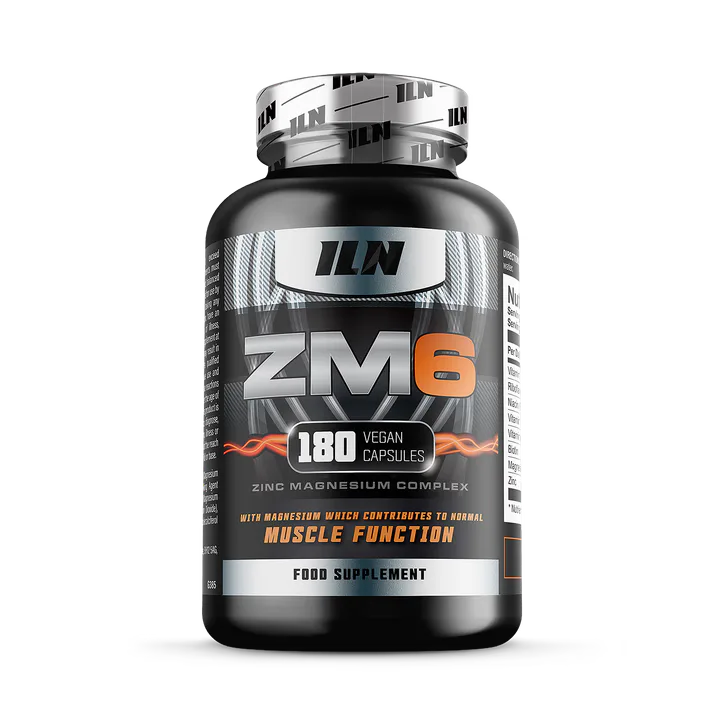 Iron Labs Nutrition ZM6 - High Strength Zinc, Magnesium & Vitamin B6 - 180 Vegan Capsules