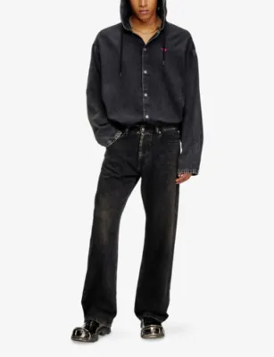 DIESEL 1980 D-Eeper 09j96 Relaxed-Fit Denim Jeans detail 2