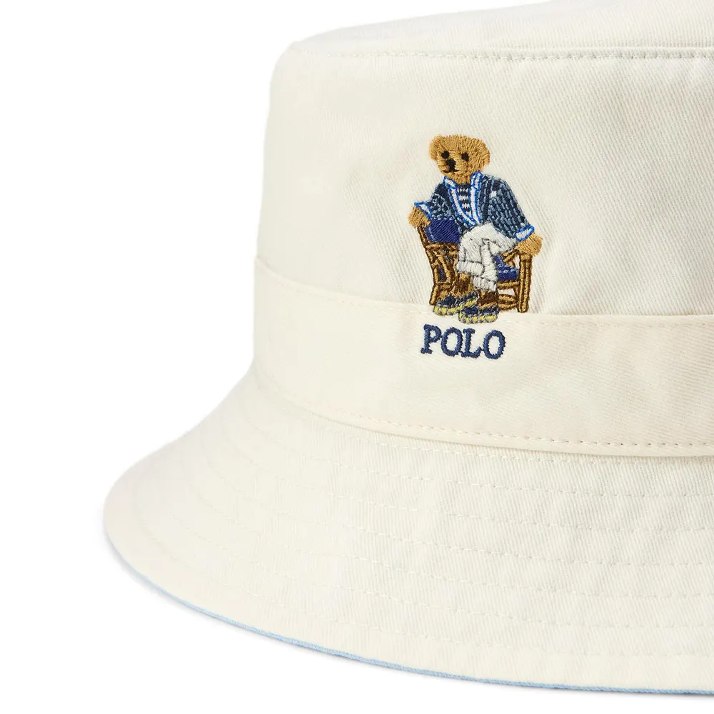 Polo Ralph Lauren Polo Bear Twill Bucket Hat detail 3