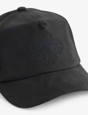 THE COUTURE CLUB Logo-Embroidered Cotton Cap detail 2