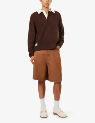 THE COUTURE CLUB Fluffy Collared Crewneck Knitted Jumper detail 2