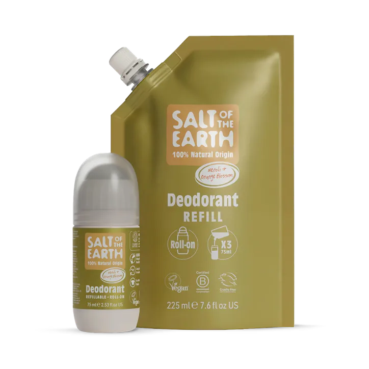 Salt of the Earth Neroli & Orange Blossom Roll-On Refill Pouch