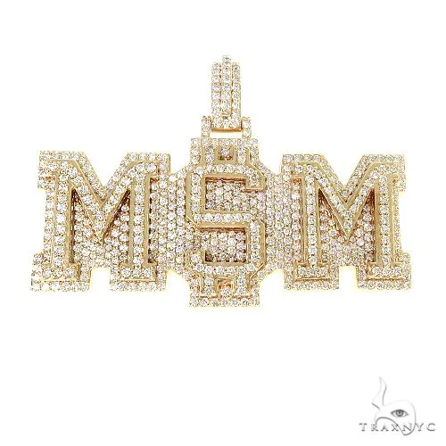 RINA - For Him CUSTOM 14K Gold M$M Diamond Pendant 66756 in Rose Gold – Pendant