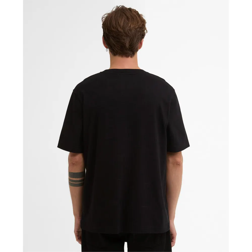 Barbour International Mens Cowl Motorbike Graphic T-Shirt detail 3