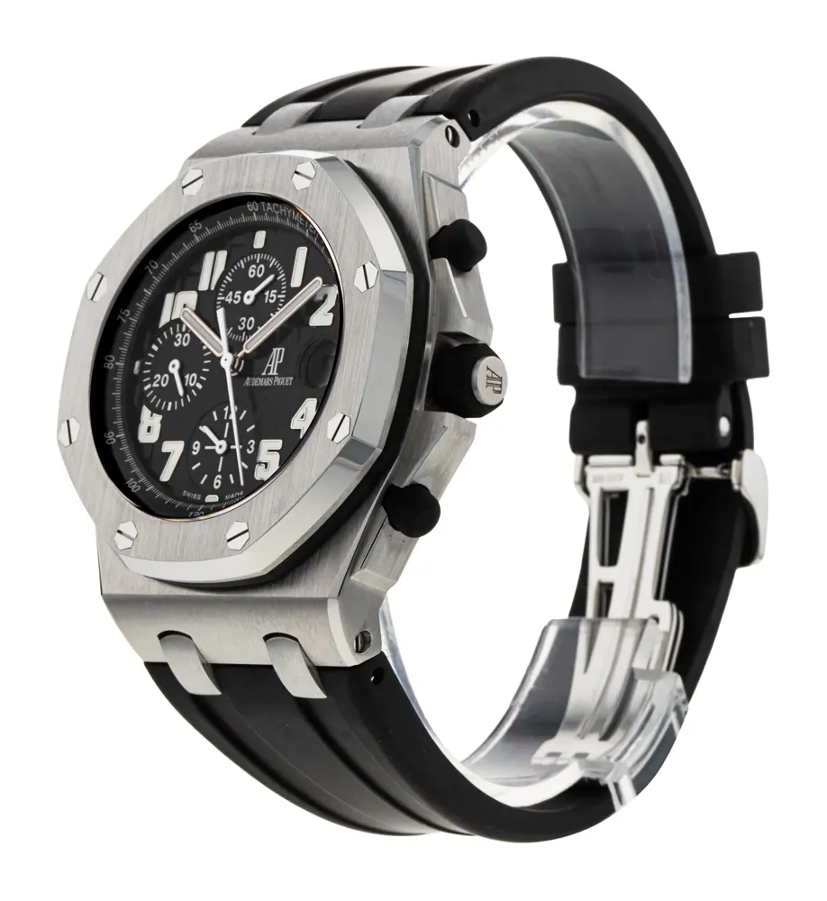 Audemars Piguet Royal Oak Offshore 26020ST.OO.D001IN.01.A — 2007 — Very good in Black Arabic, additional product view 2