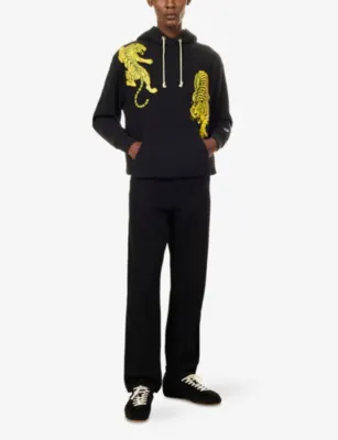 CHAMPION X THE GENTLEMAN Champion x The Gentlemen Tiger Graphic Cotton-Jersey Hoody detail 2