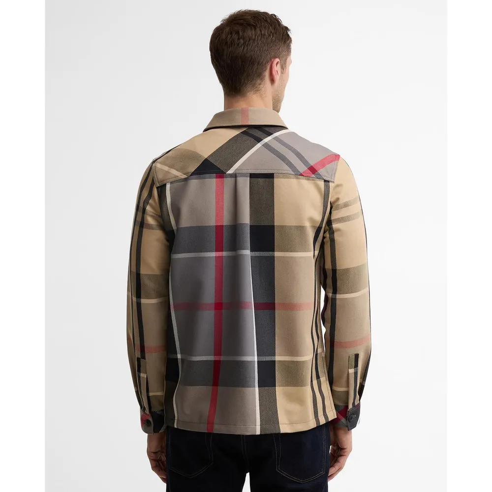 Barbour Mens Ettrick Overshirt detail 3
