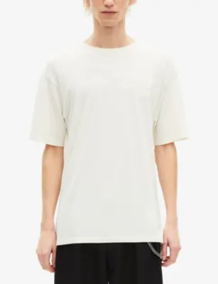 THE KOOPLES Brand-Embroidered Short-Sleeved Cotton-Jersey T-Shirt detail 3