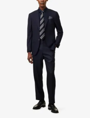 CORNELIANI Straight-Leg Wool Trousers detail 2